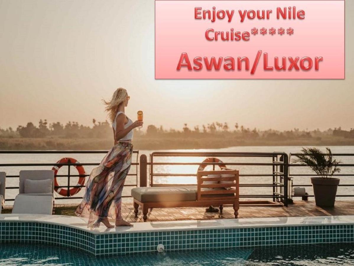 Hotel Luxor Luxury Nile Cruises - From Luxor 04 Nights - From Aswan 03 Nights Exterior foto